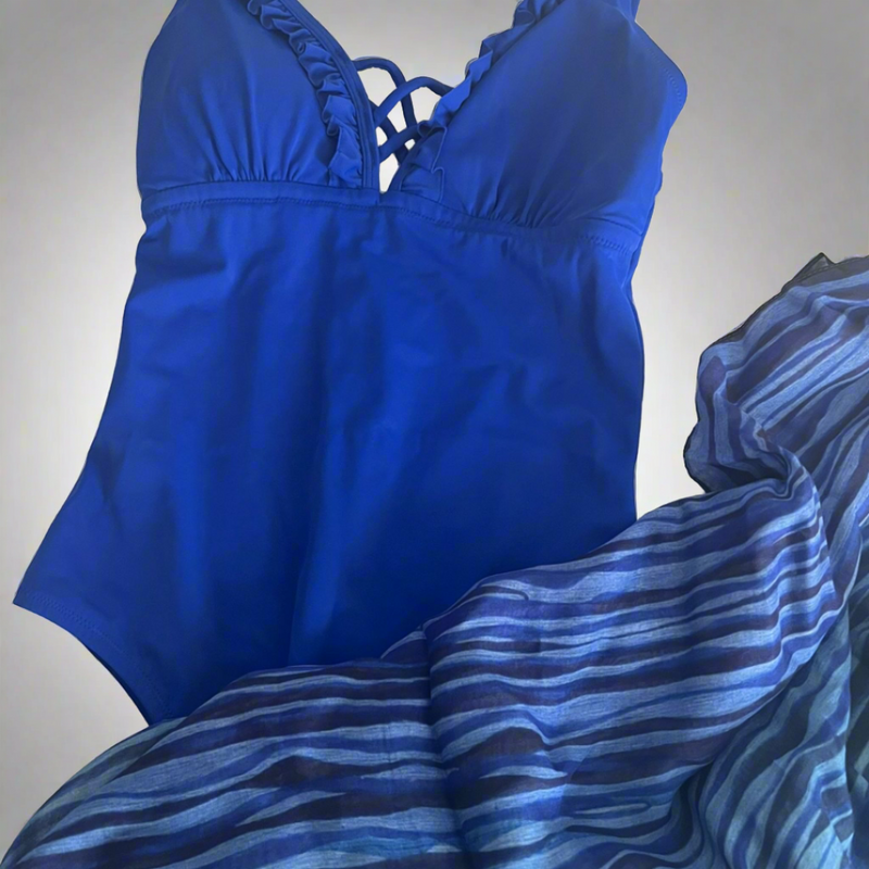 Scarf Waves | Blue | 65 x 180cm