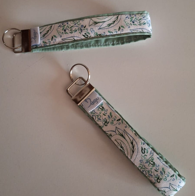 Key Chain – Bird of Paradise Teal Wristlet - Bdesign