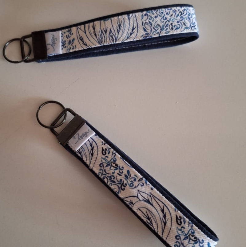 Key Chain – Bird of Paradise Blue Wristlet - Bdesign