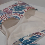 Drifting Leaves Calico Tote Bag - Elegant, Spacious & Eco-Friendly