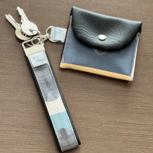 Everyday Elegance Bundle – Wristlet Keychain and Pocket - Bdesign