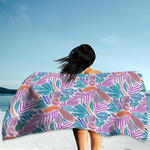 Beach Towel | Drifting Leaves | 140 x 70cm