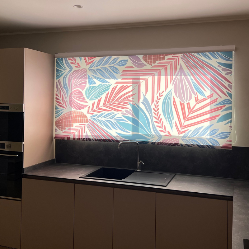 Drifting Leaves Custom Roller Blind – Add a Touch of Nature to Your Space