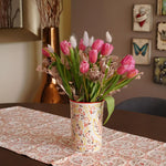 Ceramic hand painted Vase with Tulip Blooms | Il-Homa