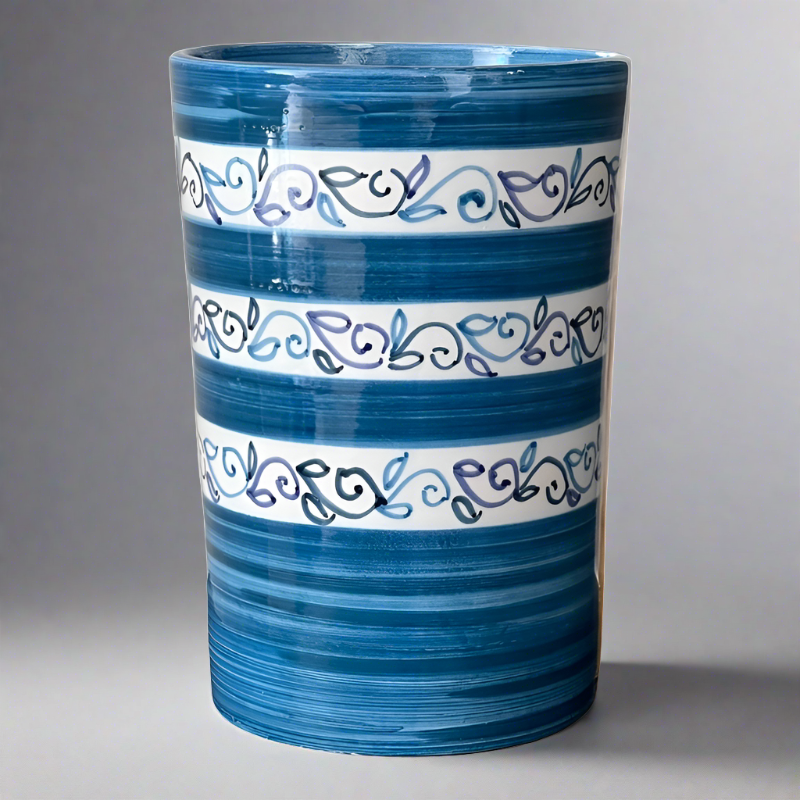Bird of Paradise Ceramic Handpainted Vase | New Collection