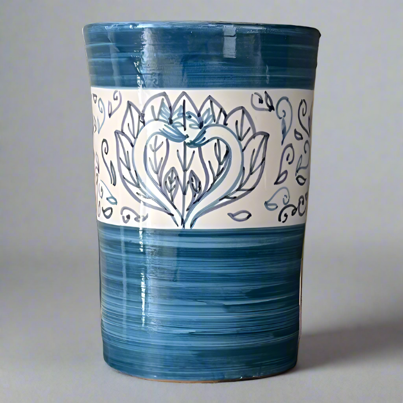 Bird of Paradise Ceramic Handpainted Vase | New Collection