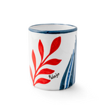 Ceramic Mug Handleless | Drifting Leaves